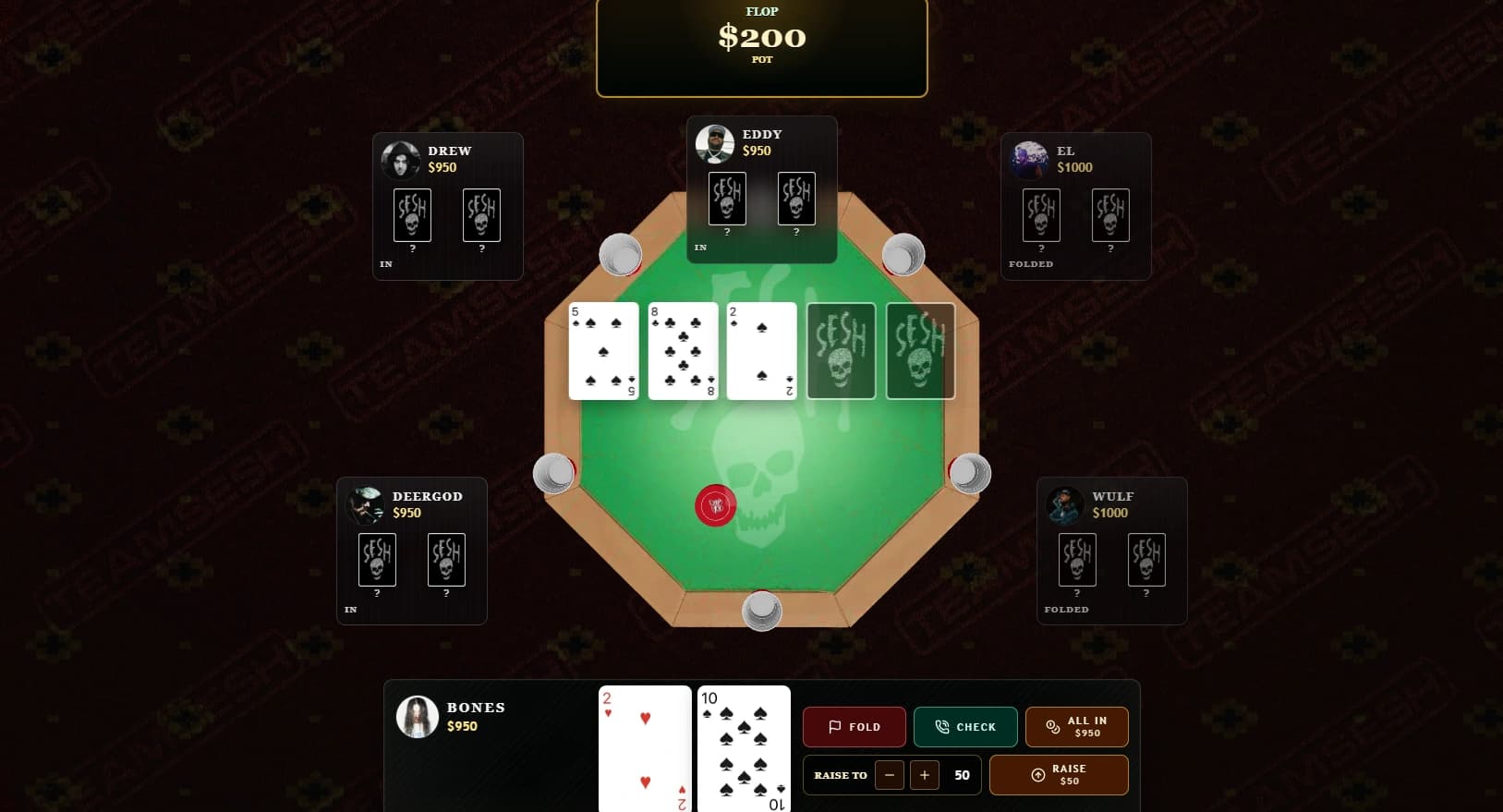 Deergod's Poker Lounge